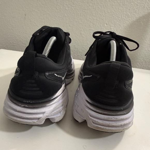 Hoka Bondi 8 Men's Black Athletic Shoes - Picture 3 of 10
